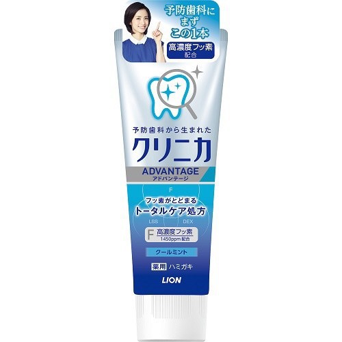 Kem Đánh Răng Sạch Sâu, Lợi Nướu Cao Cấp Lion Advantage 130g Nhật Bản
