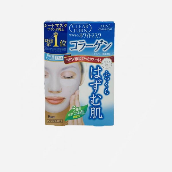 Mặt nạ Collagen Clear Turn White Kose - Hàng Nhật nội địa