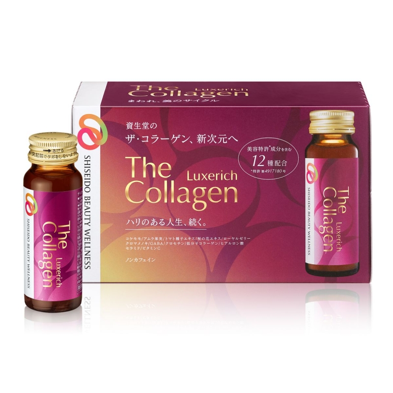Combo 1 Tháng Nước Uống The Collagen Shiseido Luxerich 35+ ( 3 Hộp) - Hàng Nhật nội địa