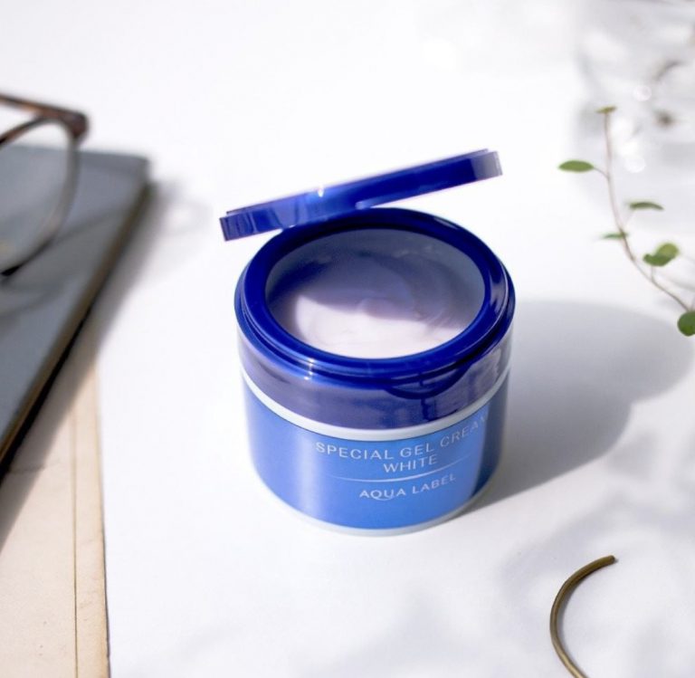 Kem dưỡng trắng Shiseido Aqualabel xanh 90g