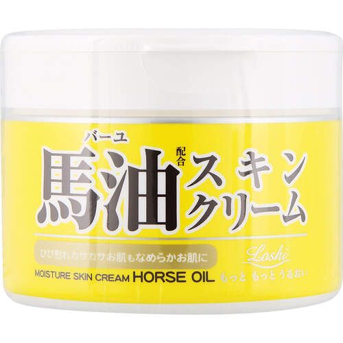 Kem dưỡng ẩm dầu ngựa Nhật Loshi Bayu Horse Oil 220g - Hàng Nhật nội địa