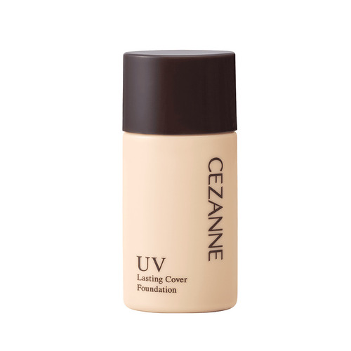 Kem nền trang điểm chống nắng Cezanne Lasting Cover Foundation màu 10 (tự nhiên) - Hàng Nhật nội địa