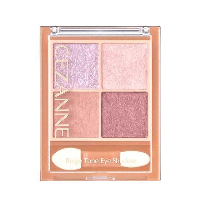 Phấn mắt 4 màu Cezanne Beige Tone Eye Shadow 05 ( Tone be tím) - Hàng Nhật nội địa