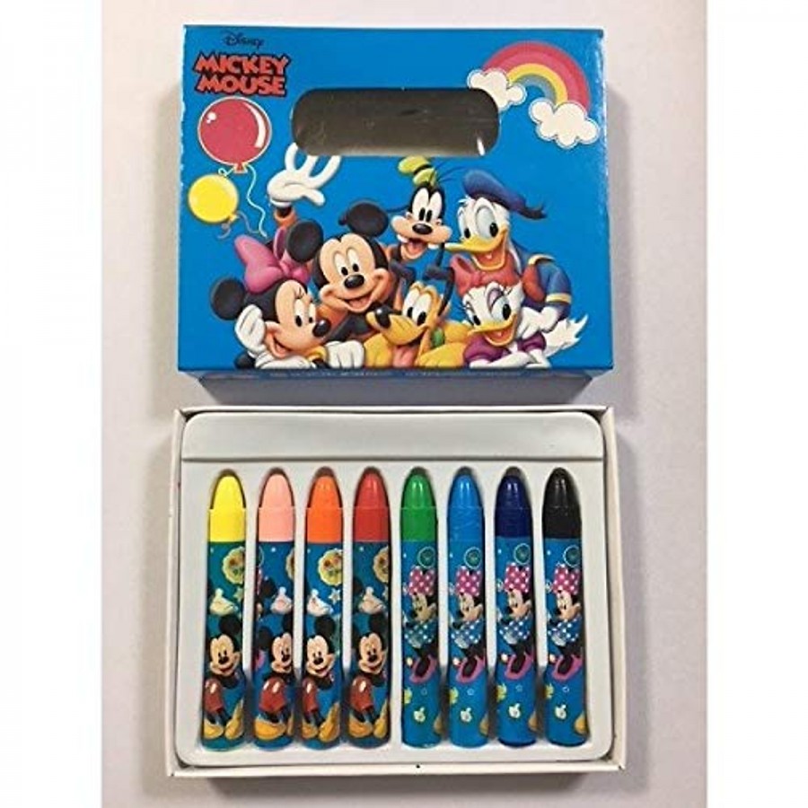Bộ 8 bút chì màu Disey Mickey - Hàng Nhật nội địa