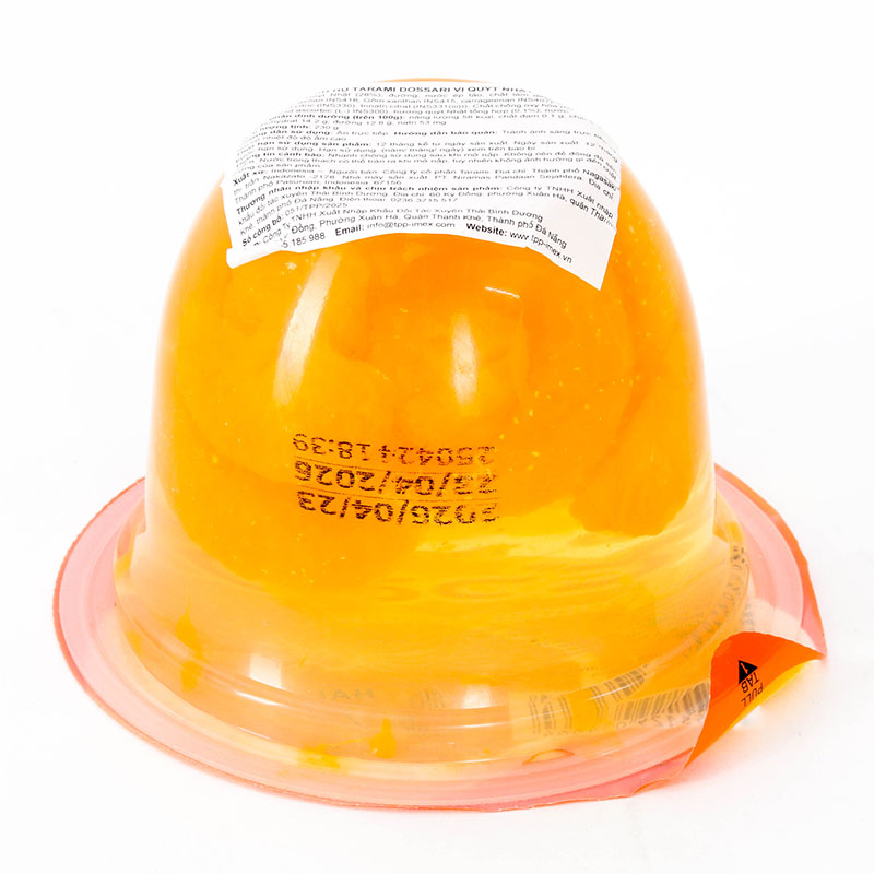 Thạch hủ Tarami Dossari vị quýt Nhật Mikan 230g - Hàng Nhật nội địa