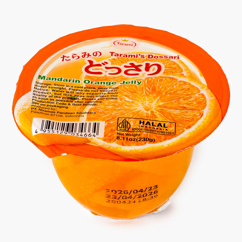 Thạch hủ Tarami Dossari vị quýt Nhật Mikan 230g - Hàng Nhật nội địa