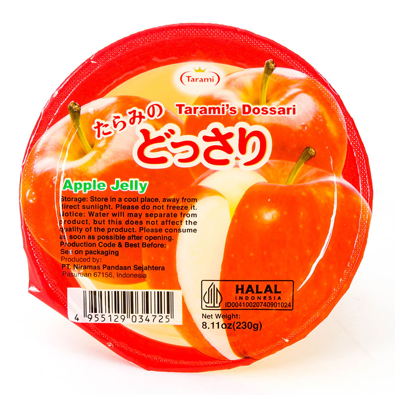 Thạch hủ Tarami Dossari vị táo 230g - Hàng Nhật nội địa