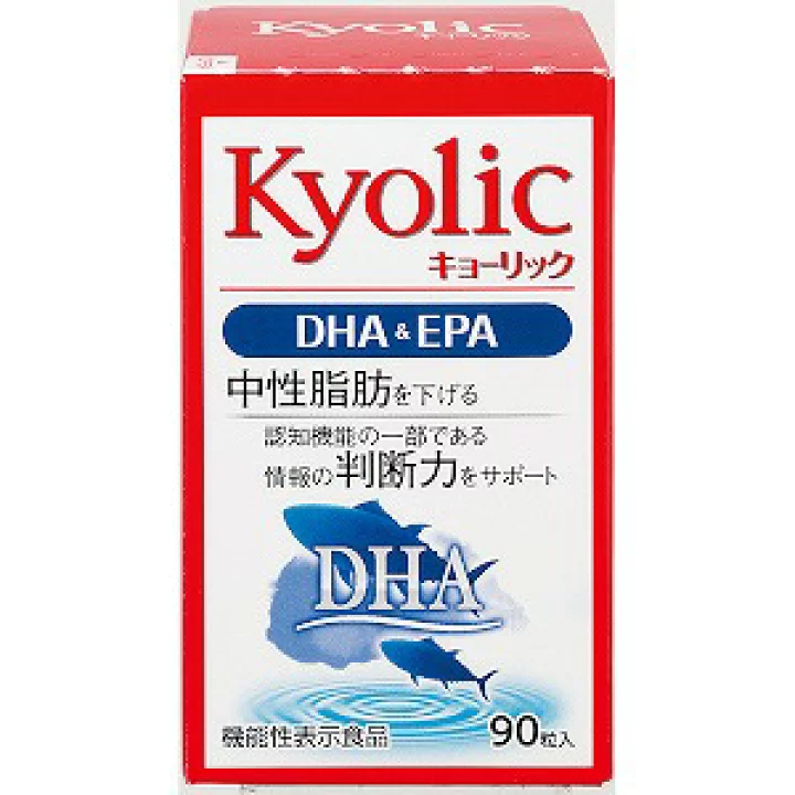 Viên uống bổ não chứa dịch chiết tỏi già ủ 2 năm Wakunaga Kyolic DHA EPA 90 viên