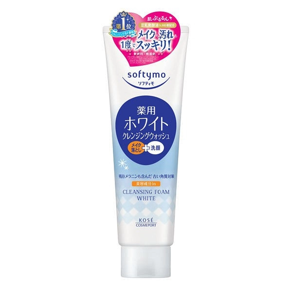 Sữa rửa mặt mờ thâm sáng da Kose Softymo Nhật Bản 190g - Hàng Nhật nội địa