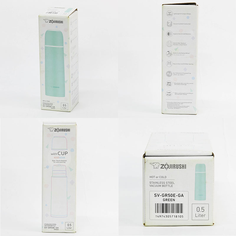 Bình giữ nhiệt nóng - lạnh Zojirushi 500ml SV-GR50E (Xanh lá)- Hàng Nhật chính hãng