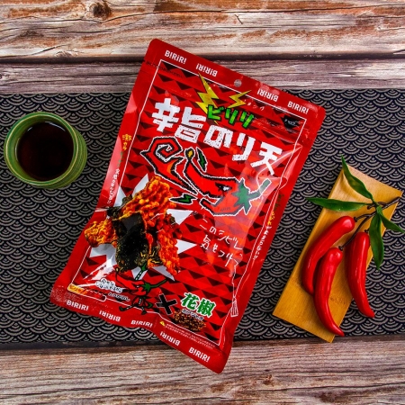 Snack Tempura rong biển cay đậm đà 65g - Hàng Nhật nội địa