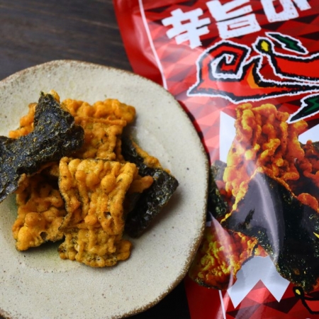 Snack Tempura rong biển cay đậm đà 65g - Hàng Nhật nội địa