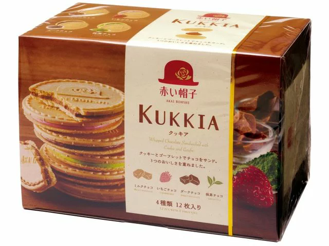 Bánh quy Kukkia cao cấp 4 vị 12 chiếc - Hàng Nhật nội địa