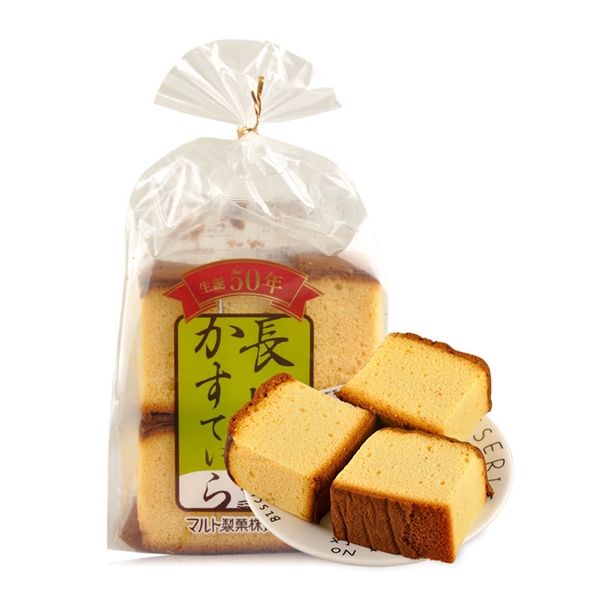 Bánh ngọt Maruto Nagasaki Castella 180g - Hàng Nhật nội địa