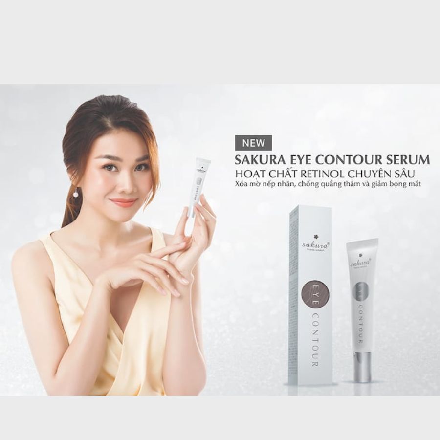 Serum Trị Thâm Quầng Mắt SAKURA EYE CONTOUR SERUM