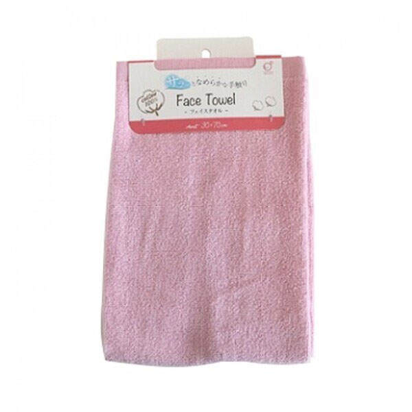 Khăn tắm mềm mịn cotton màu hồng - Hàng Nhật nội địa