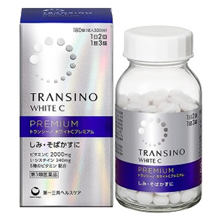 Viên uống trắng da Transino White C Premium bản cao cấp hộp 180 viên - Hàng Nhật nội địa