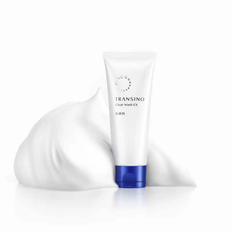 Sữa Rửa Mặt Trắng Da Ngừa Sạm Nám Transino Clear Wash EX 100g - Hàng Nhật nội địa