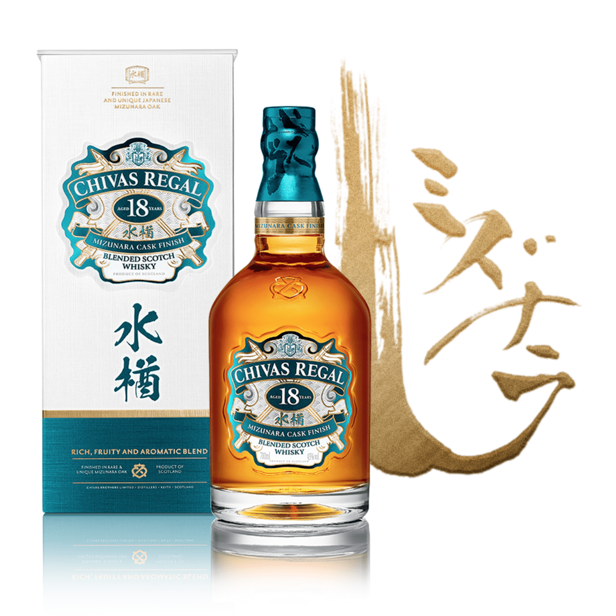 Rượu Chivas 18 Year Old Mizunara  - Hàng Nhật nội địa