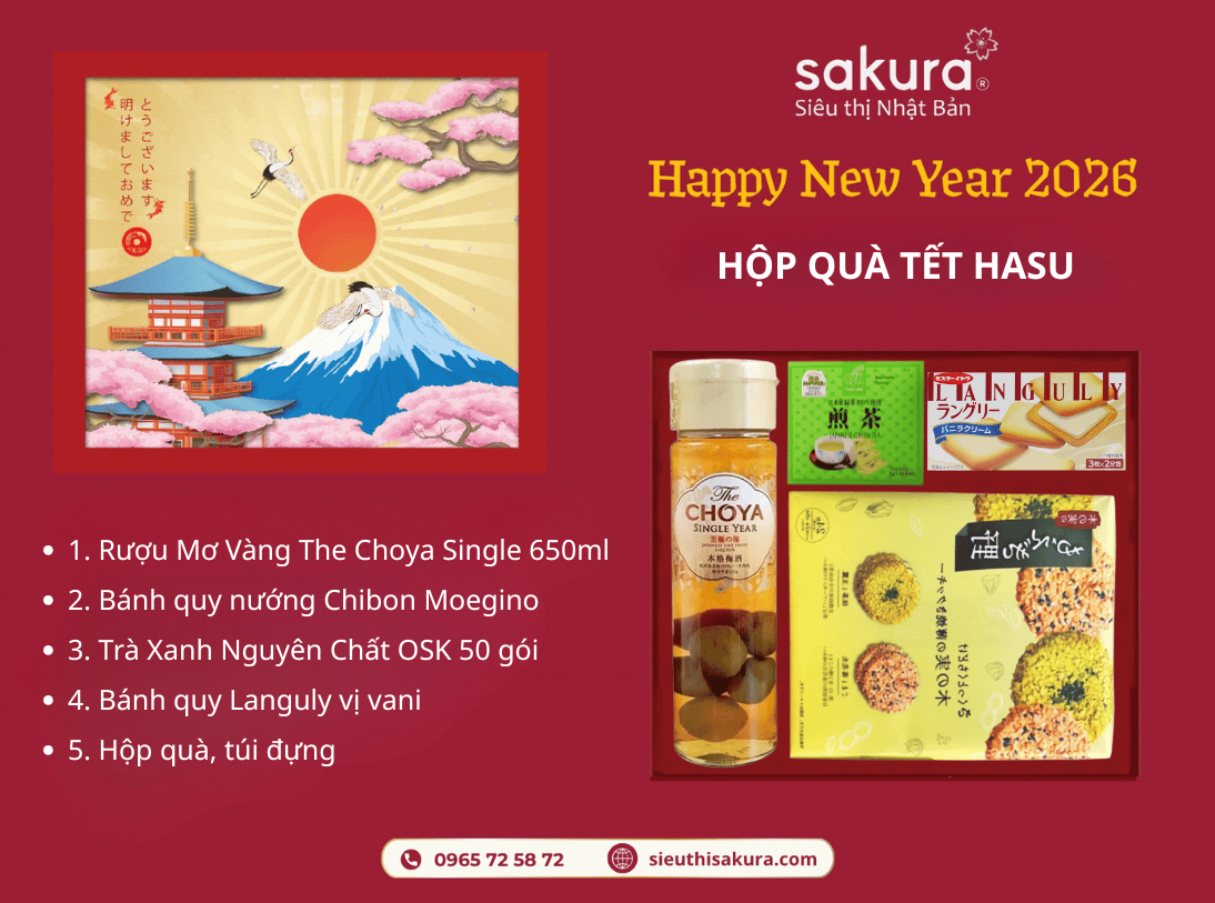 HỘP QUÀ TẾT NHẬT BẢN 2026 – HASU 2657