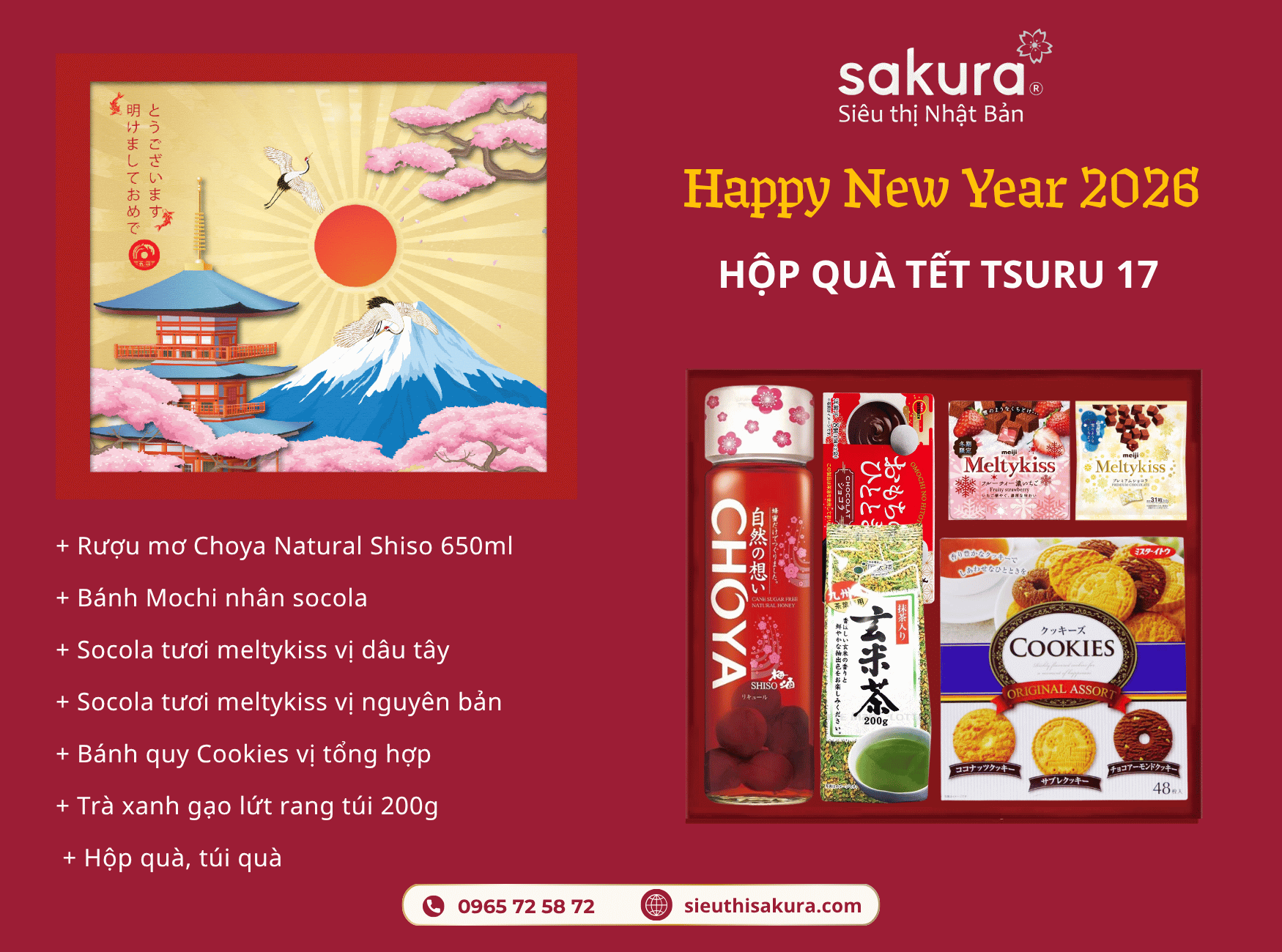 HỘP QUÀ TẾT NHẬT BẢN 2026 – TSURU 17