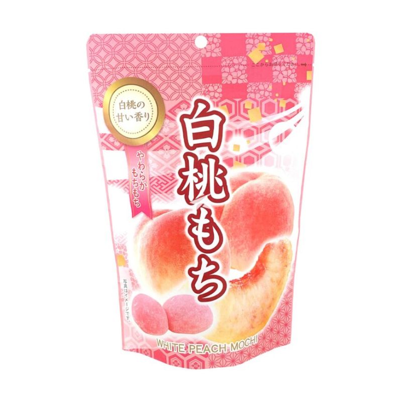 SEIKI_Bánh mochi vị đào trắng 130g - Hàng Nhật nội địa