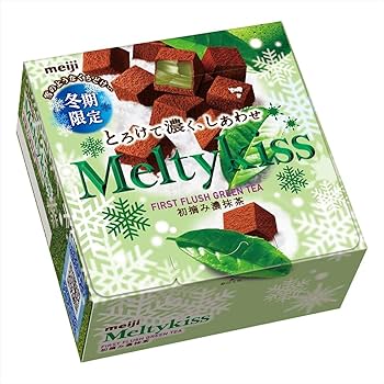 Socola Meltykiss Meiji vị trà xanh hộp 53gr - Hàng Nhật nội địa