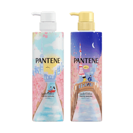 Bộ dầu gội xả Pantene phục hồi hư tổn Pro-V B5 bản giới hạn Tokyo Sakura (400g x 2) - Hàng Nhật nội địa