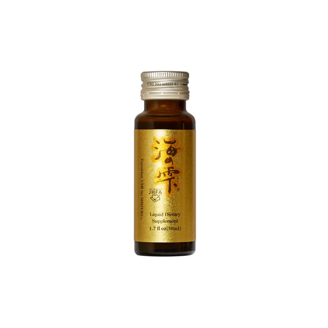 Nước uống ngăn ngừa và hỗ trợ điều trị ung thư Fucoidan Umi No Shizuku Liquid Dietary-Hàng Nhật Nội Địa Supplement( hộp 10 lọ)