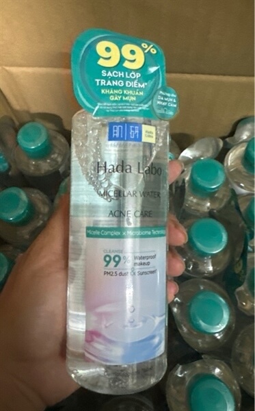 Nước tẩy trang sạch sâu cho da mụn, nhạy cảm Hada Labo Micellar Water Acne Care 240ml