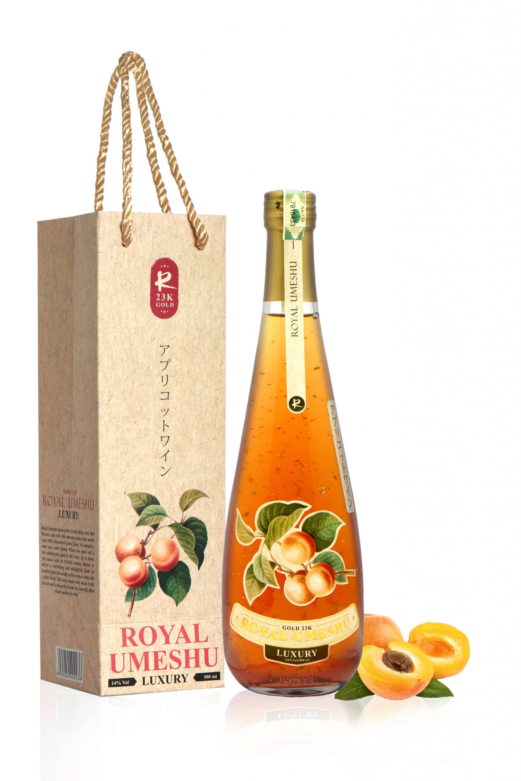 Rượu mơ Royal Umeshu Gold 23K - Hàng Nhật nội địa