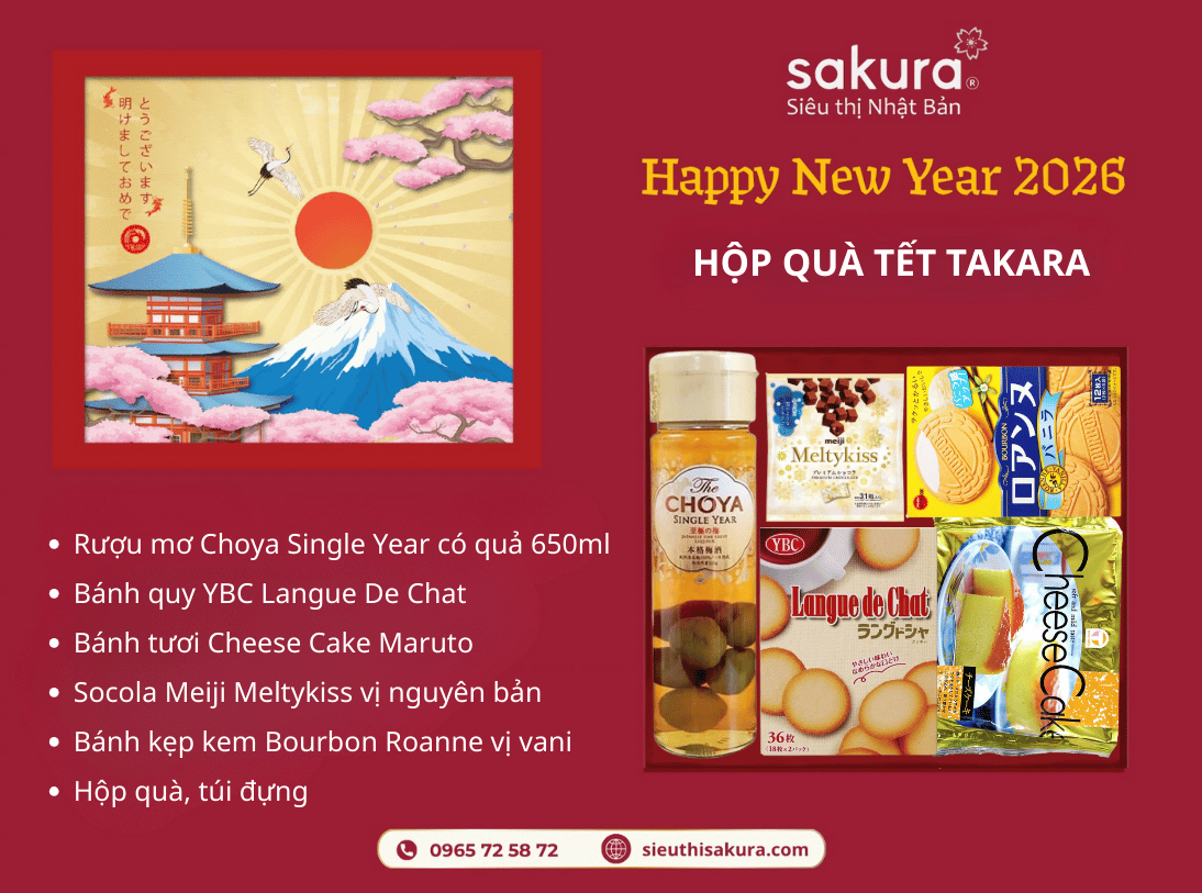 HỘP QUÀ TẾT NHẬT BẢN 2026 – TAKARA 2603