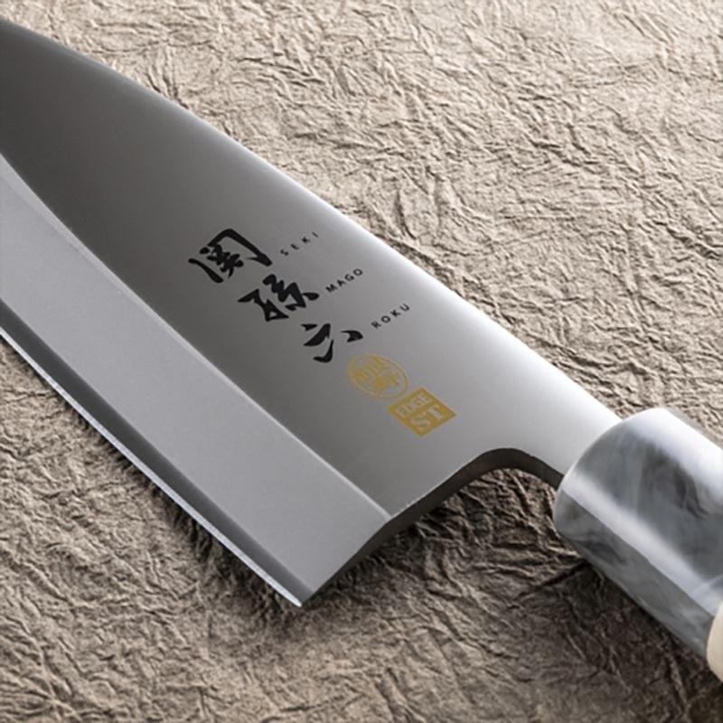 Dao bếp Nhật cán gỗ cao cấp KAI Ginju Deba AK5061 (150mm) - Hàng Nhật nội địa