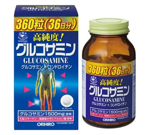 Viên Uống Bổ Xương Khớp Glucosamin Orihiro 1500mg (360 viên)( đã phân loại) - Hàng Nhật nội địa
