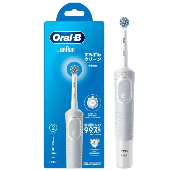 Bàn Chải Đánh Răng Điện Braun Oral-B Sumizumi Clean Premium (2 Chế Độ) - Màu trắng - Hàng Nhật nội địa