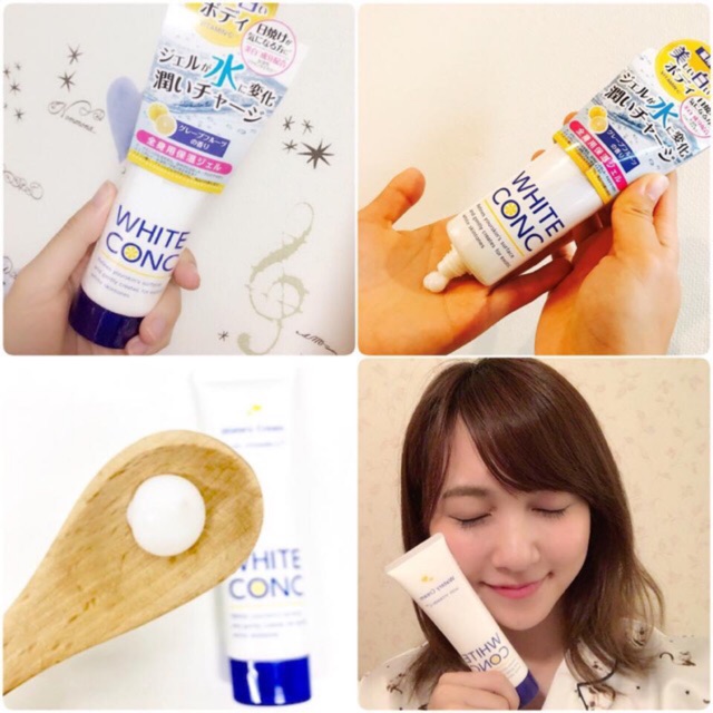 Kem Dưỡng Ẩm, Làm Trắng White Conc Watery Cream 90g - Hàng Nhật nội địa