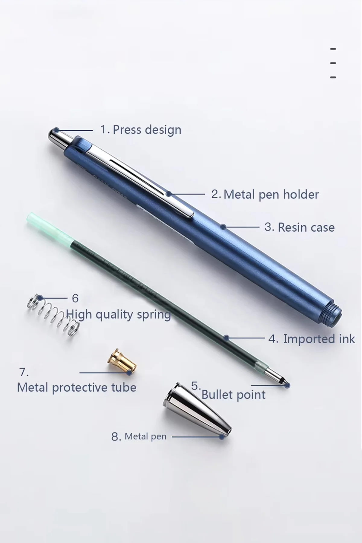 Bút ký Pilot Acro 500 mực đen 0.05mm 100% nội địa Nhật Bản - Hàng Nhật nội địa