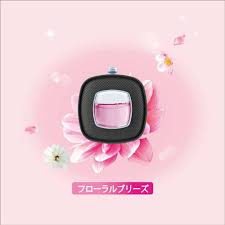 Set 2 lọ nước hoa ô tô hương hoa - Hàng Nhật nội địa