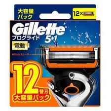 Set 12 Lưỡi Dao Cạo Râu Thay Thế Gillette Fusion 5 Lưỡi Lép (Mẫu 2) - Hàng Nhật nội địa