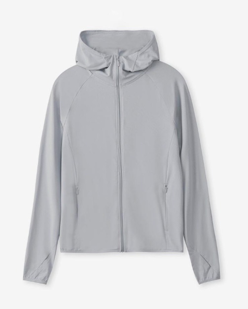 Áo chống nắng làm mát, chống UV Comfy  (size XL- màu ghi) - Hàng Nhật nội địa