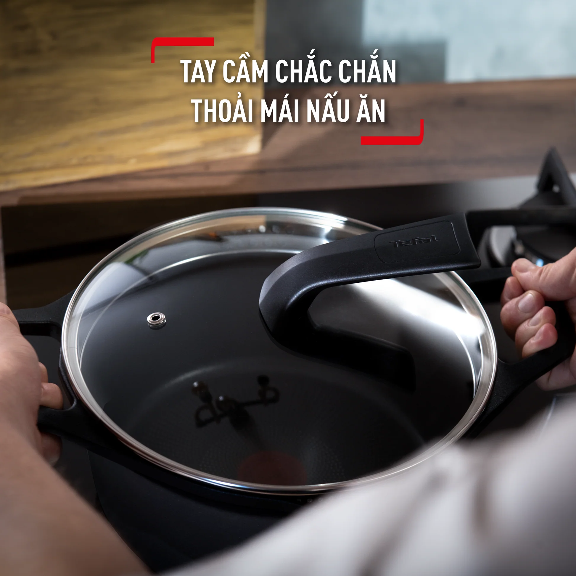 Nồi đúc cao cấp Tefal Robusto có miệng rót 24cm - Hàng Nhật chính hãng
