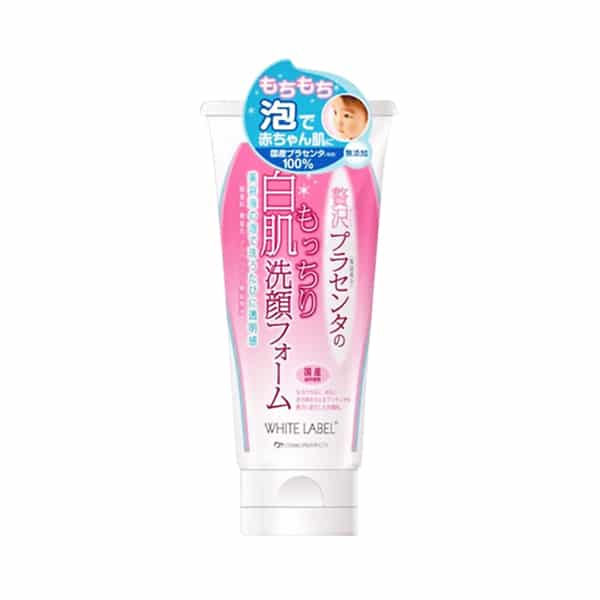 Sữa rửa mặt chứa tinh chất nhau thai ngựa sạch sâu, sáng mịn White Label Premium Placenta Wash MICCOSMO 110g - Hàng Nhật chính hãng