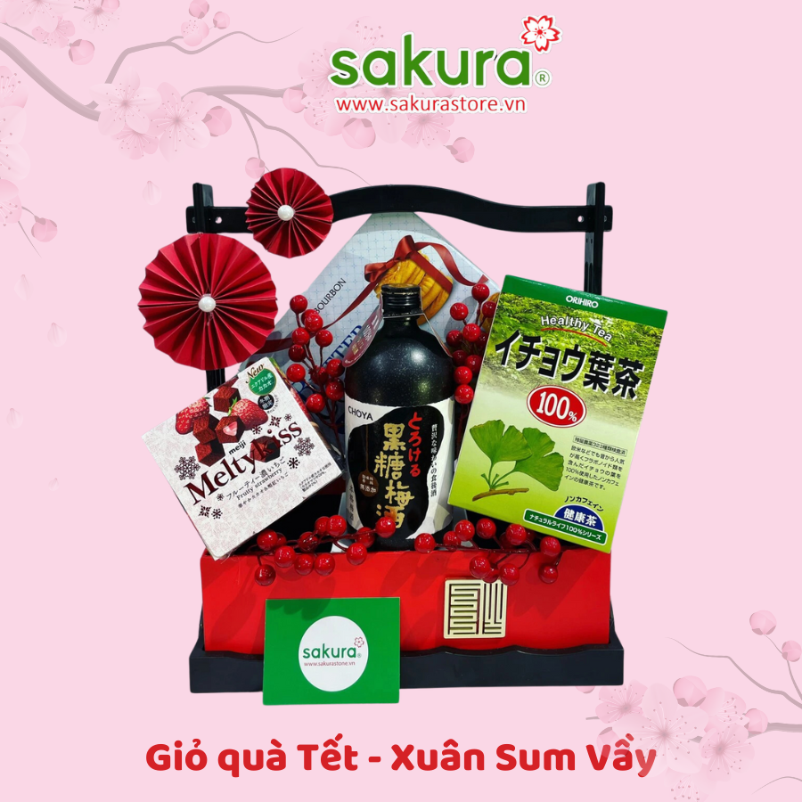 Giỏ quà Tết Nhật Bản - Xuân Sum Vầy