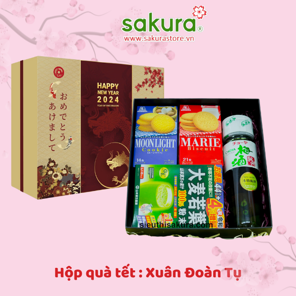 Hộp quà tết Sakura: Xuân Đoàn Tụ