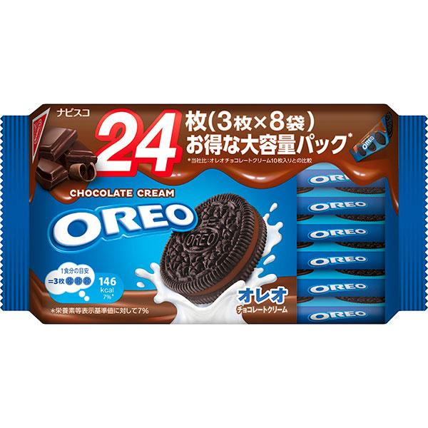 Bánh Quy Oreo Original Nhân Kem Socola Gói Lớn 24 Chiếc - Hàng Nhật nội địa
