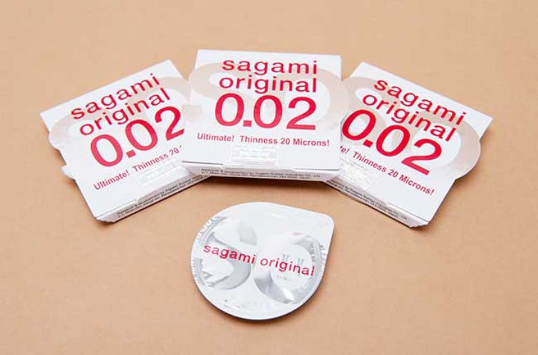 Bao cao su Sagami Original 0.02 -2 chiếc - Hàng Nhật nội địa