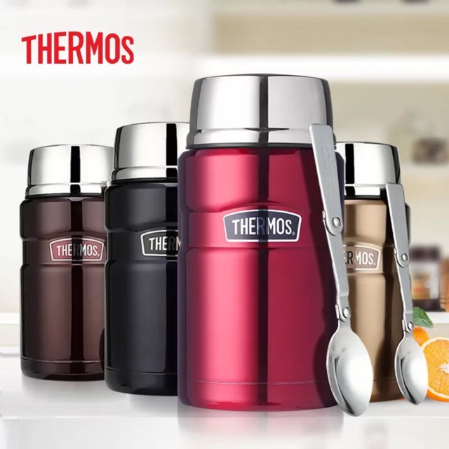 Bình ủ cháo Thermos kèm thìa 710ml - Hàng Nhật nội địa