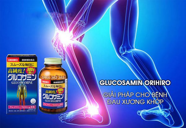 VIÊN UỐNG BỔ XƯƠNG KHỚP GLUCOSAMINE ORIHIRO 1500MG 950 VIÊN -Hàng Nhật nội địa