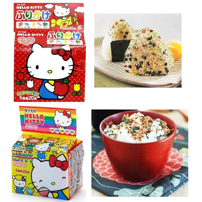 Rắc cơm thập cẩm HELLO KITTY- Hàng Nhật nội địa