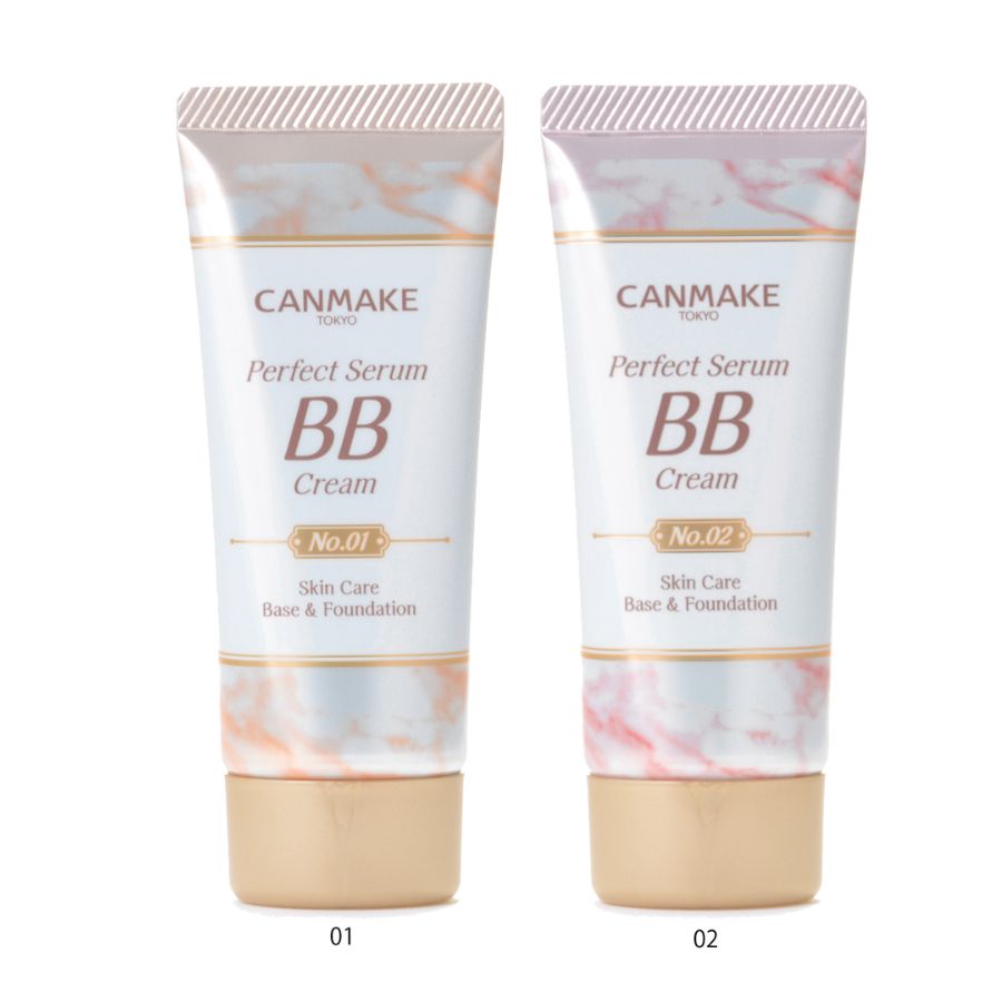 CANMAKE Perfect Serum BB Cream 01 Light, 02 Natural - Hàng Nhật nội địa